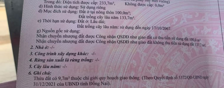 Đất nền Phú Thanh-TÂN PHÚ-ĐỒNG NAI 429